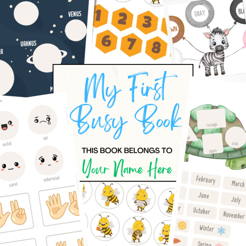 My First Busy Book:  Spiral Bound Activity Workbook (81 pages)